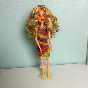 2009 Spin Master Ltd LIV 12" Doll #10523MP  Articulated  Handmade Dress